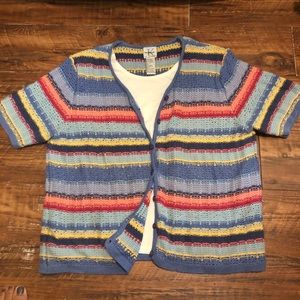 Knitted cardigan sweater